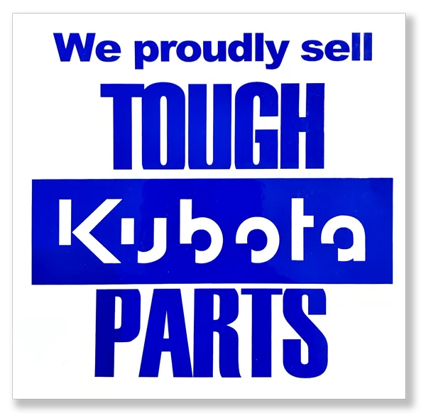 Proudly selling Kubota engine parts